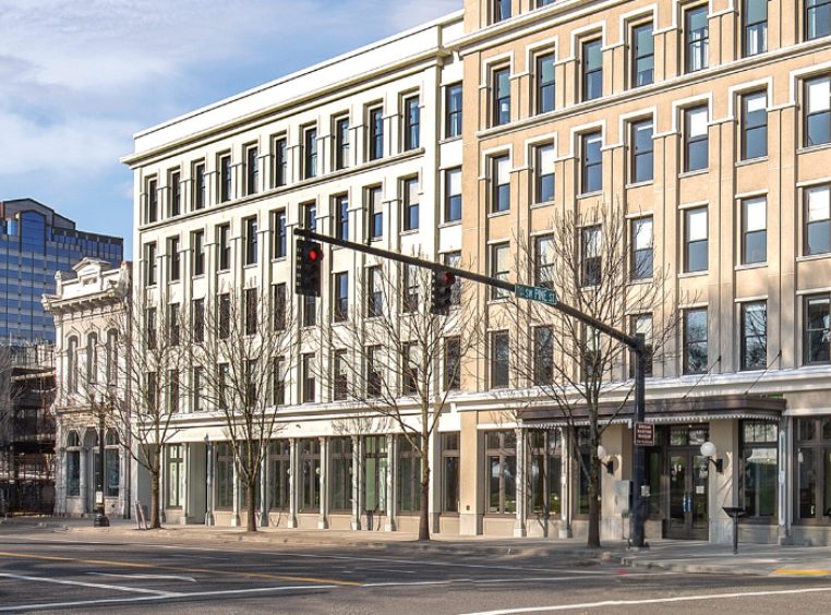 The outside of WorldMark Portland - Waterfront Park in Portland, Oregon.